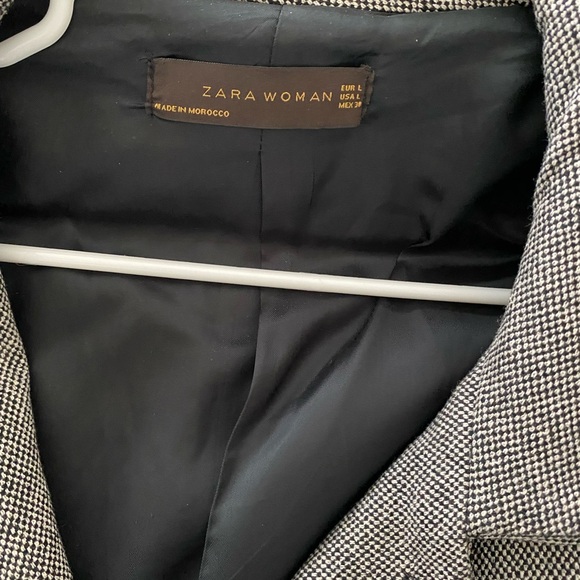 Zara Gray Belted Blazer - Picture 8 of 16